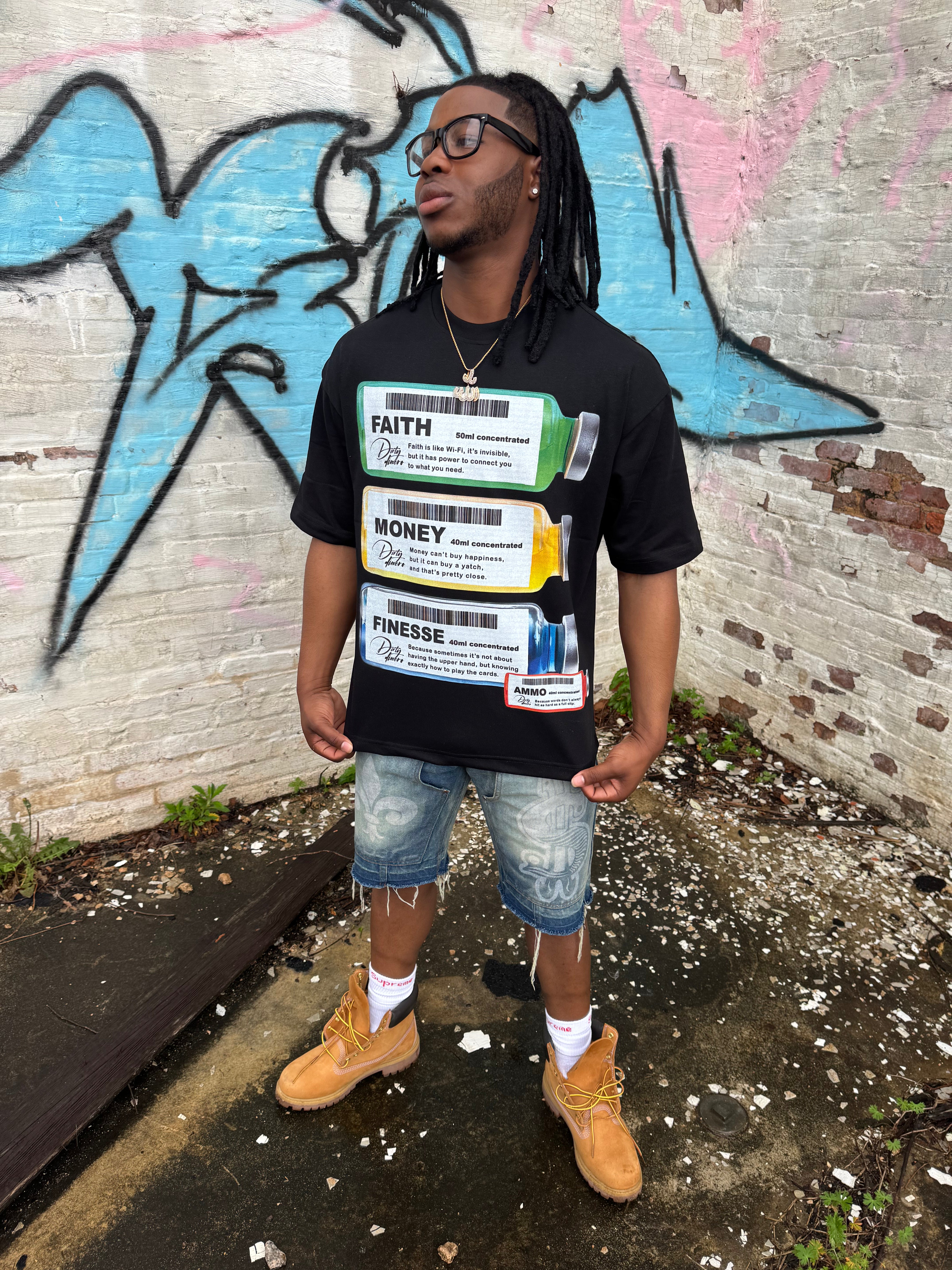 DINERO FMF TEE BLACK