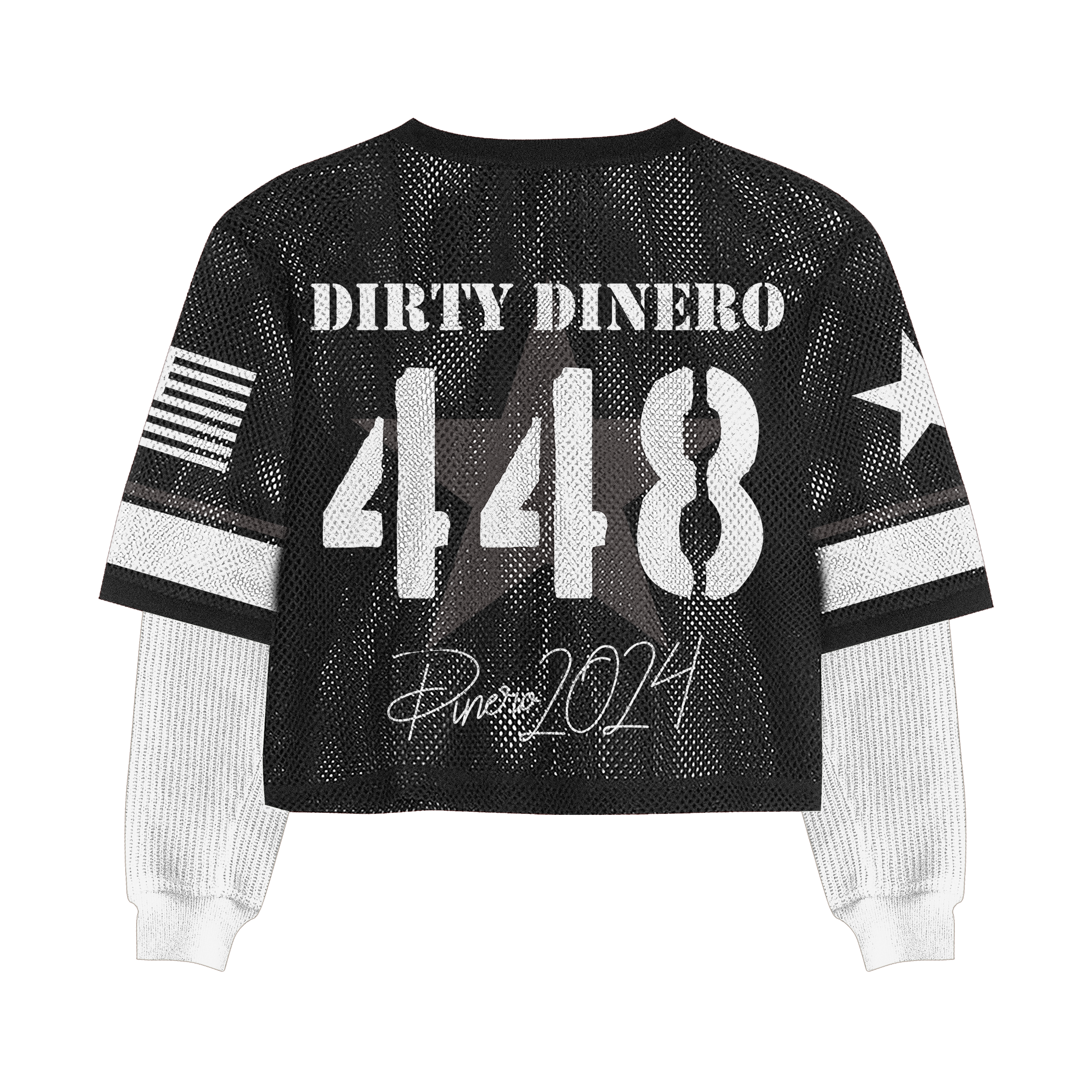 Double Layered 448 Black Jersey