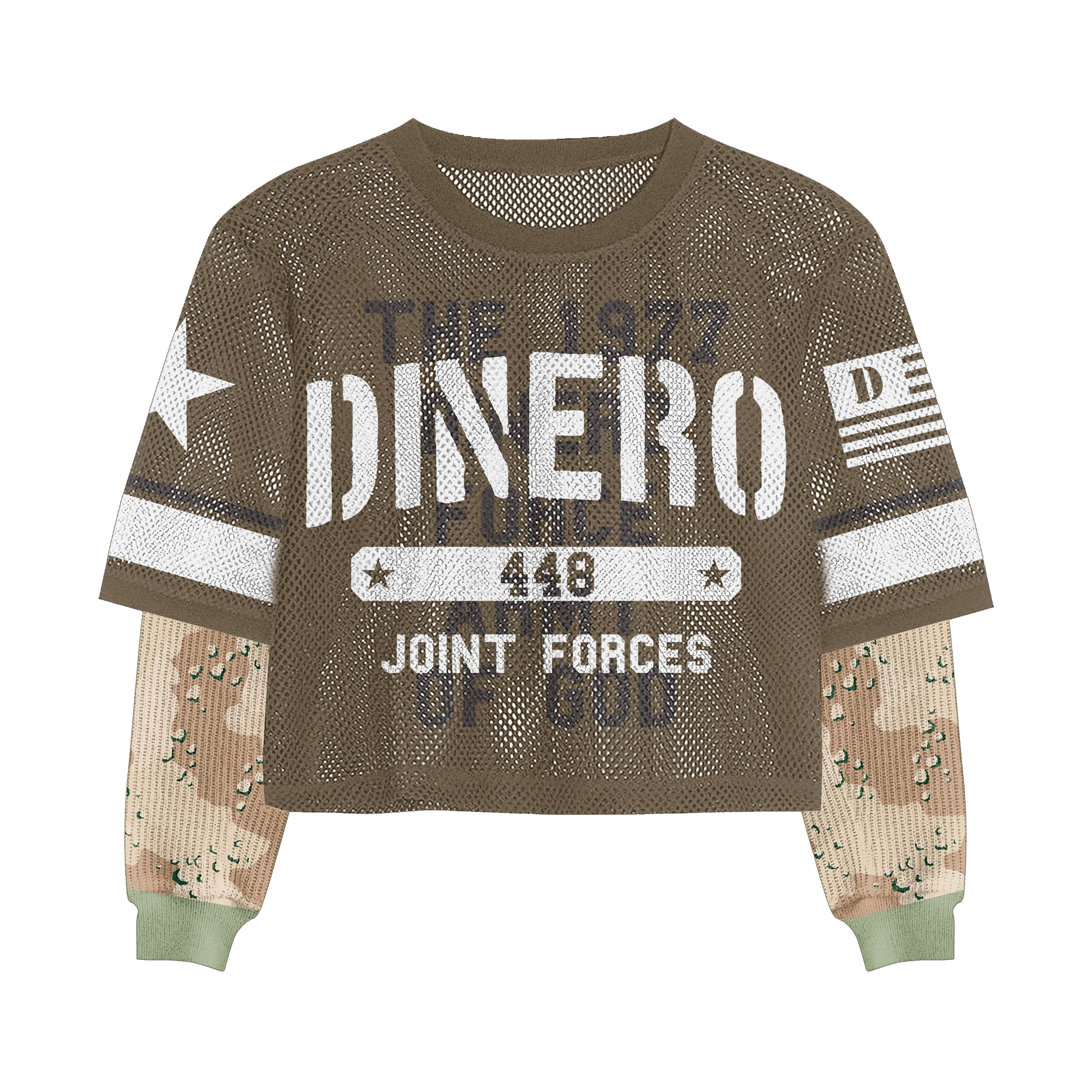 Double Layered 448 Desert Camo Jersey