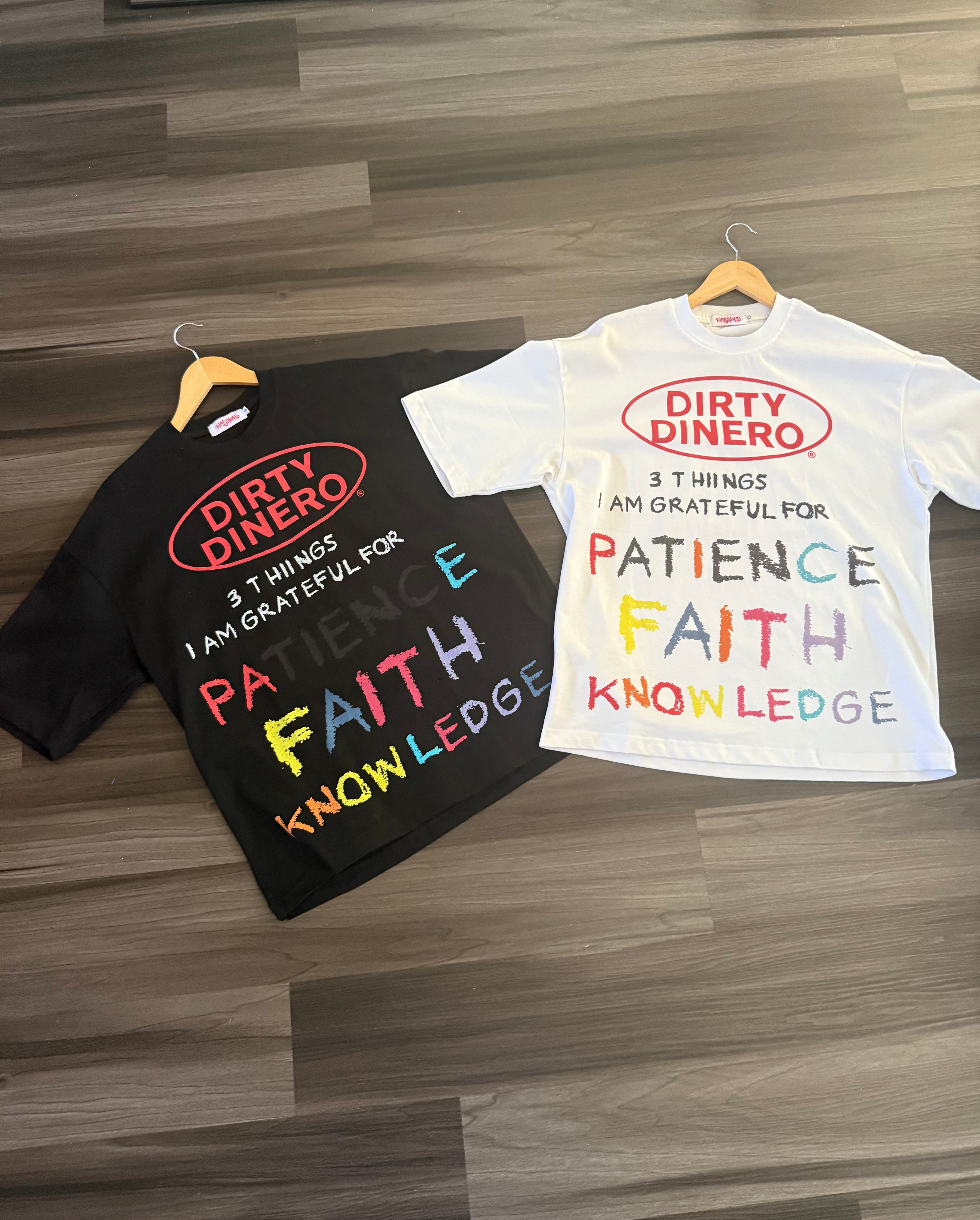 Dinero Oversized Crayon Tee Black