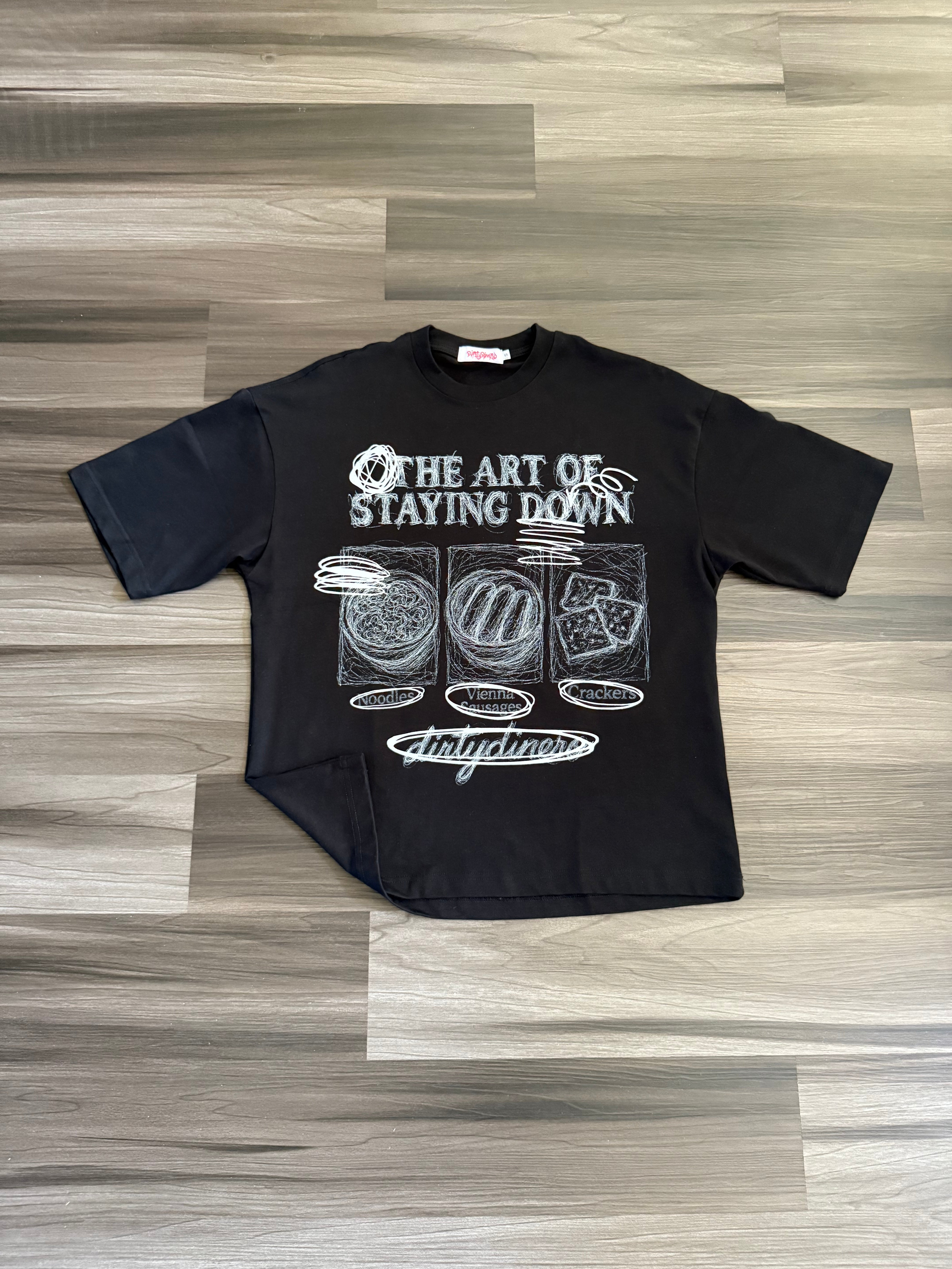 THE ART Oversized TEE BLACK