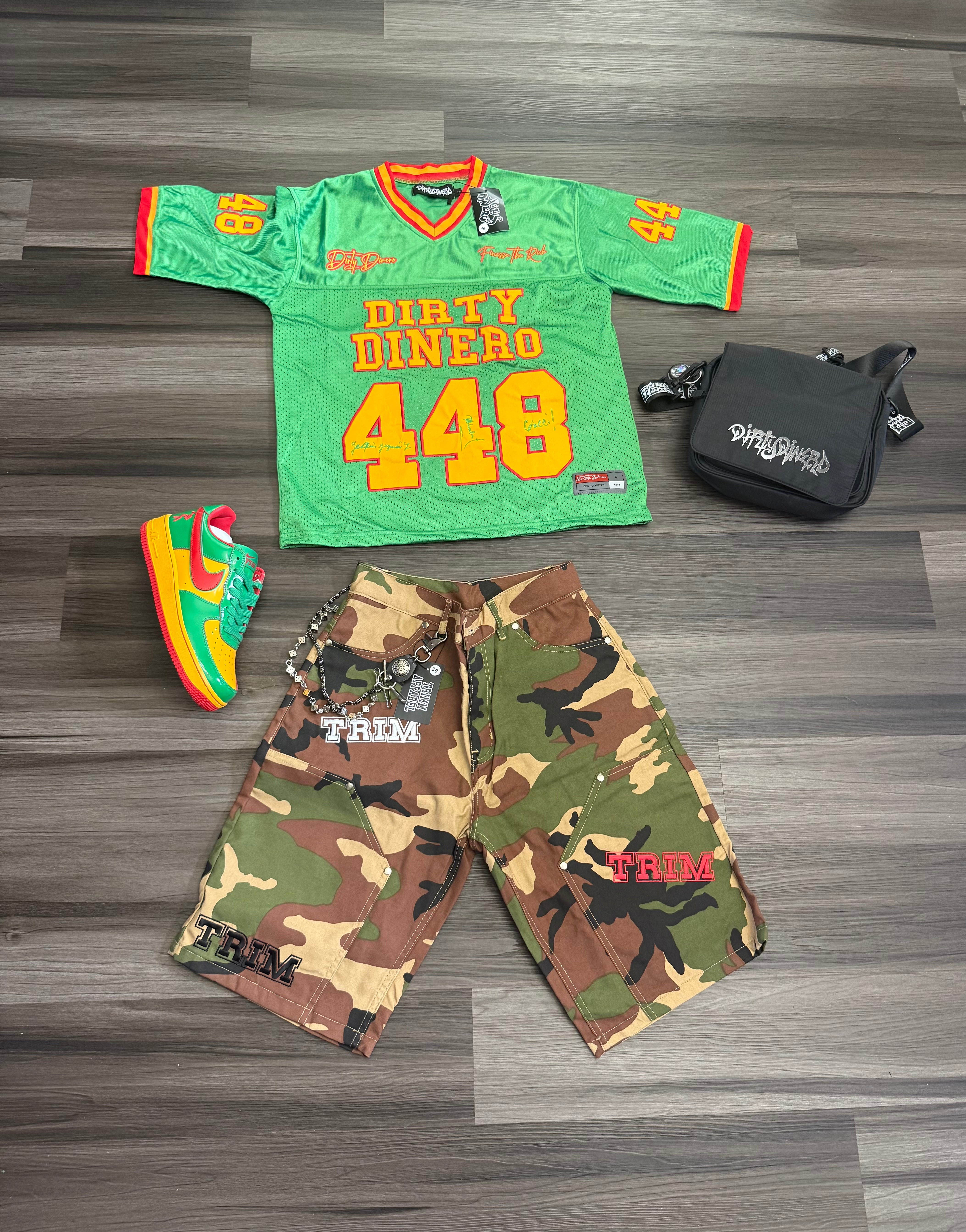 Dinero 448 Varsity Jersey Green