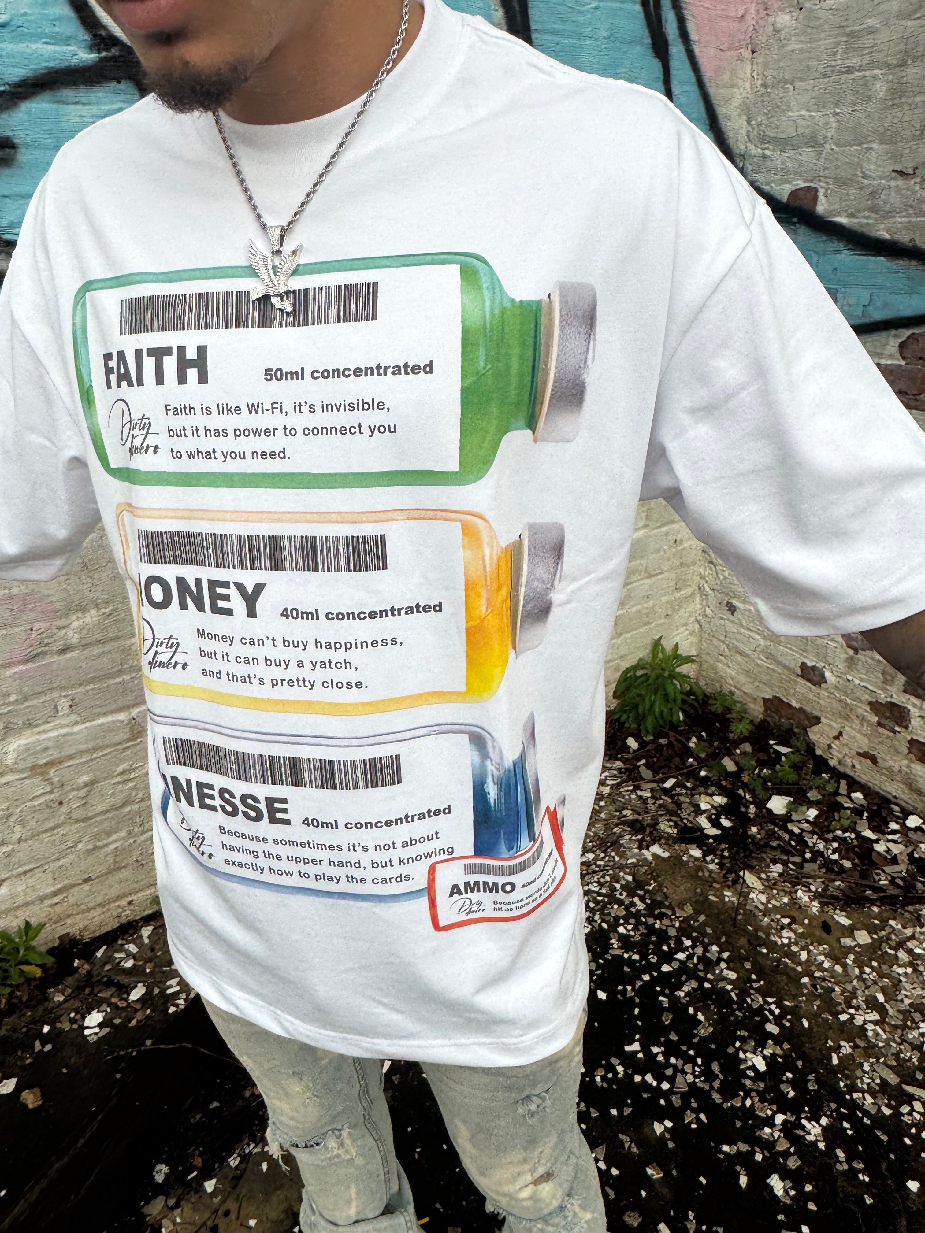 DINERO FMF TEE WHITE